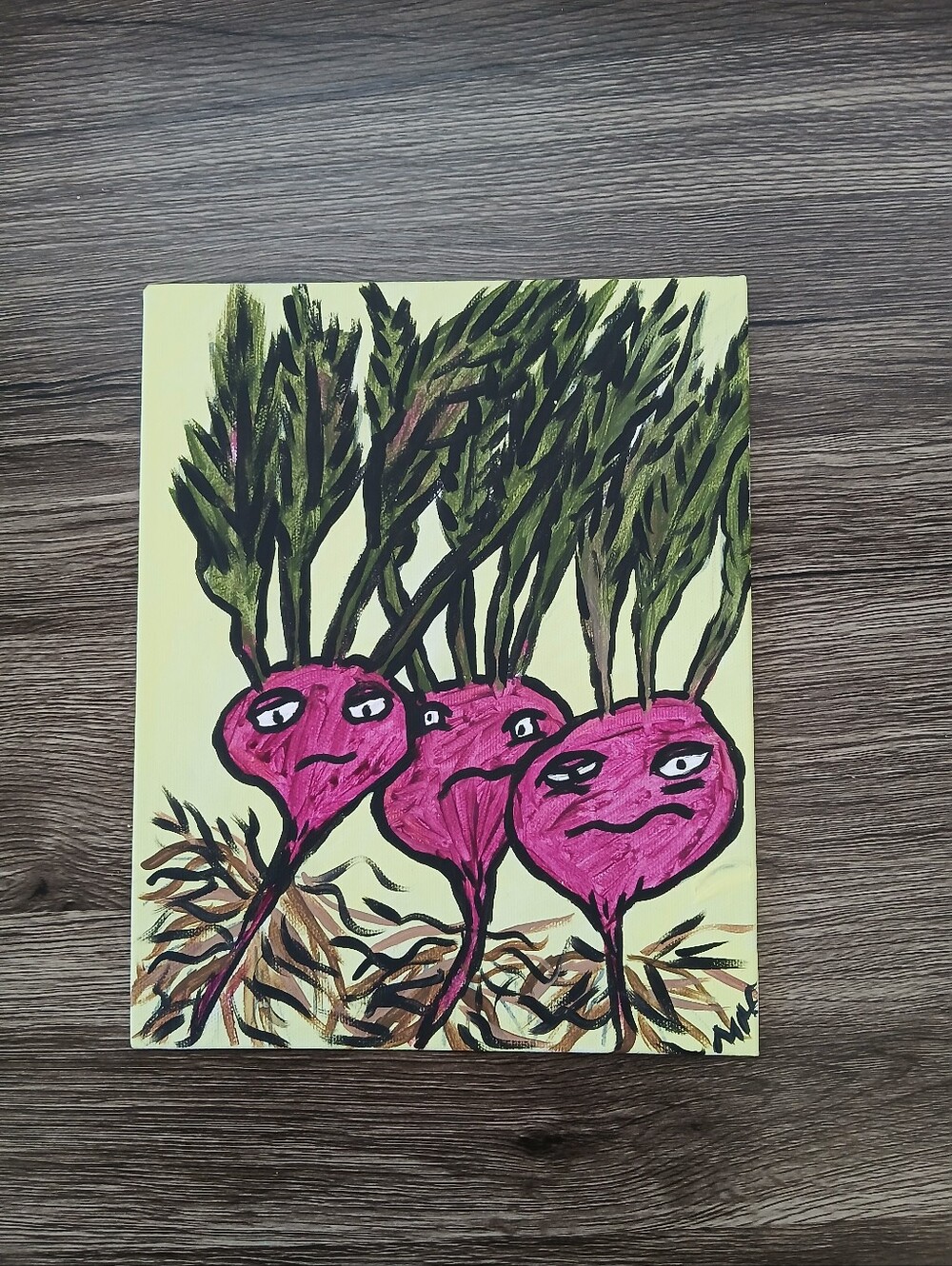 Beets! Painting Folk Art